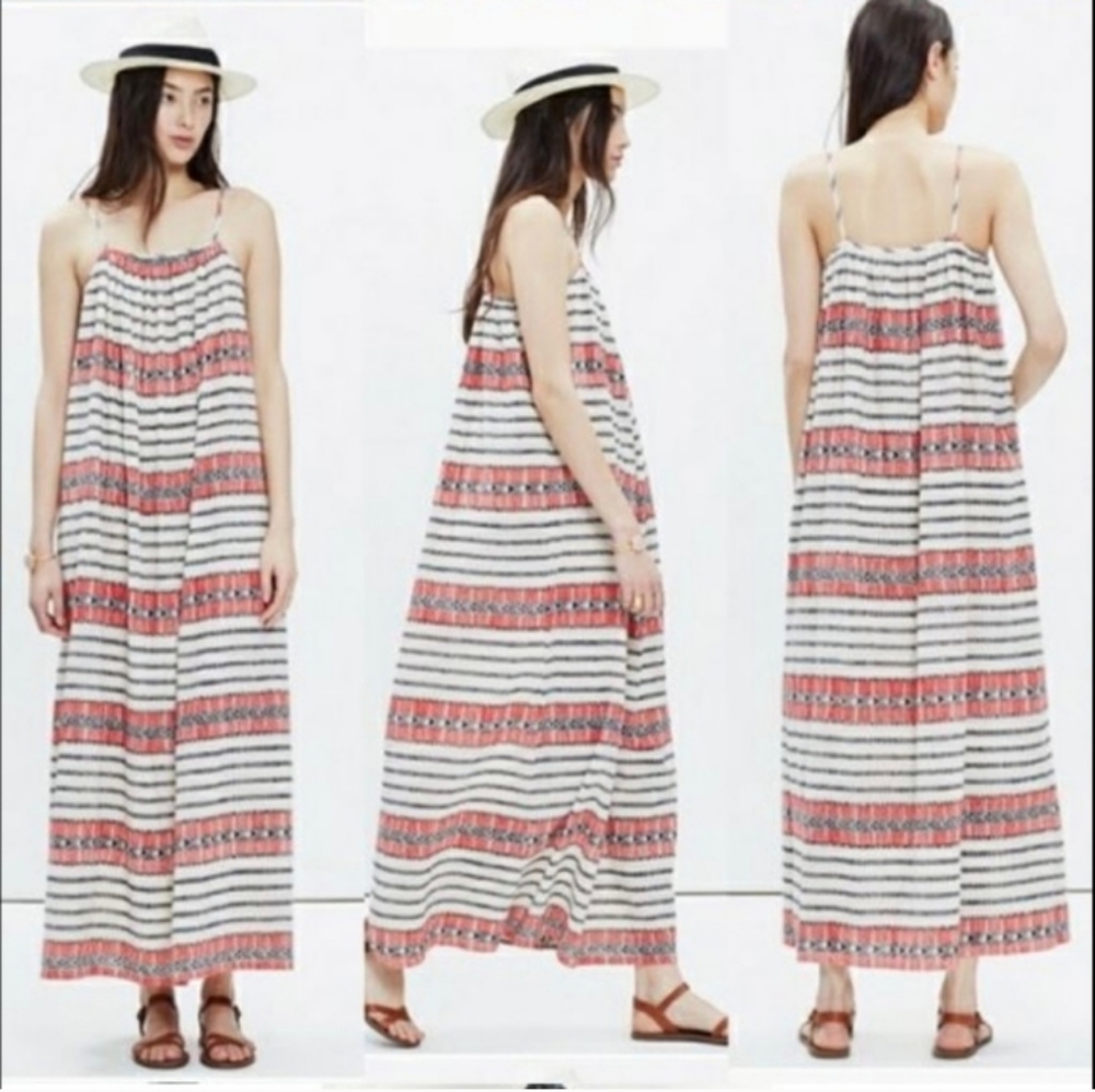 Madewell "Sicily" maxi sundress